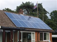 Solar Panel Installation Solar PV Panel Installation Farnham Surrey GU10 side view