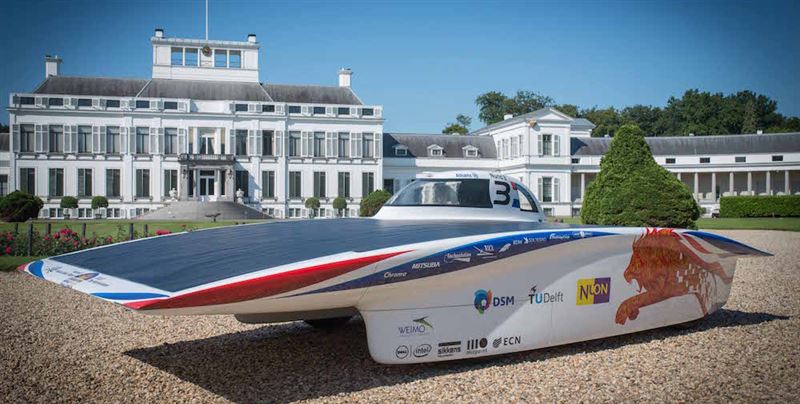 Nuna8 winner of 2015 Bridgestone world solar challenge