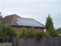 Solar Panel Installation Solar PV Panel Installation Binfield Berkshire HP7 completed